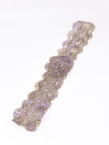 Iridescent Wire Flower Belt arcadeshops.com