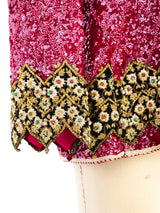 Mary McFadden Sequin Embellished Jacket Jacket arcadeshops.com