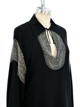 Chloe Bead Embellished Blouse Top arcadeshops.com