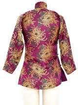 Floral Brocade Silk Xi Pao Jacket Jacket arcadeshops.com