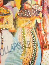 Jean Paul Gaultier Rhinestone Embellished Mesh Top Top arcadeshops.com