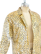Sequin Embellished Silk Jacket Jacket arcadeshops.com