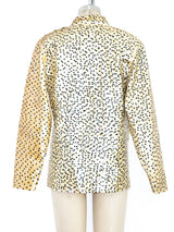 Sequin Embellished Silk Jacket Jacket arcadeshops.com