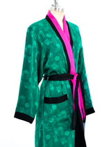 Emerald Silk Robe Jacket arcadeshops.com
