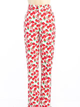 Escada Strawberry Printed Jeans Bottom arcadeshops.com