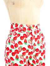 Escada Strawberry Printed Jeans Bottom arcadeshops.com
