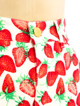 Escada Strawberry Printed Jeans Bottom arcadeshops.com