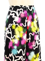 Psychedelic Printed Silk Pants Bottom arcadeshops.com