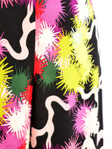 Psychedelic Printed Silk Pants Bottom arcadeshops.com