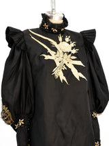 Victorian Embellished Balloon Sleeve Top Top arcadeshops.com