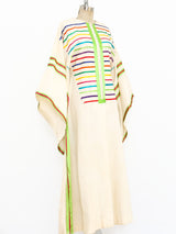 Josefa Ribbon Striped Caftan Dress arcadeshops.com
