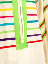 Josefa Ribbon Striped Caftan Dress arcadeshops.com