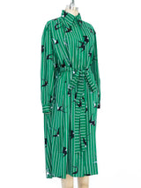 Issey Miyake Bird Printed Convertible Dress Dress arcadeshops.com