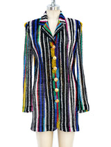Gianni Versace Rainbow Knit Jacket Jacket arcadeshops.com