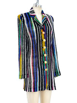 Gianni Versace Rainbow Knit Jacket Jacket arcadeshops.com