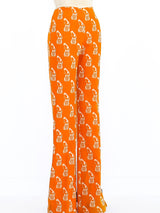 Miu Miu Phone Intarsia Knit Pants Bottom arcadeshops.com