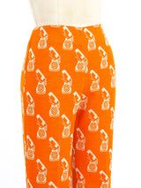 Miu Miu Phone Intarsia Knit Pants Bottom arcadeshops.com