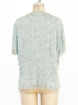 Mint Fringed Deco Jacket Jacket arcadeshops.com