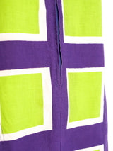 1971 Marimekko Geometric Printed Shirt Dress Dress arcadeshops.com