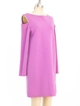 Rudi Gernreich Lavender Open Shoulder Dress Dress arcadeshops.com