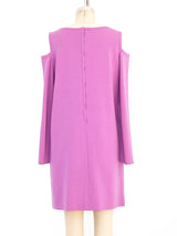 Rudi Gernreich Lavender Open Shoulder Dress Dress arcadeshops.com