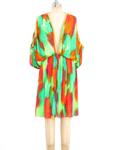 Neon Printed Cover Up Jacket arcadeshops.com