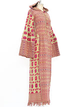 Handwoven Hooded Caftan Dress arcadeshops.com