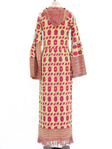 Handwoven Hooded Caftan Dress arcadeshops.com