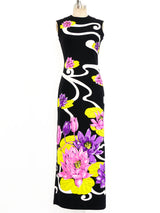 Mr Dino Water Lily Printed Jersey Dress Dress arcadeshops.com