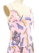 Zandra Rhodes Printed Slip Dress Dress arcadeshops.com