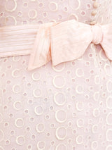 1930's Blush Lined Eyelet Dress Dress arcadeshops.com