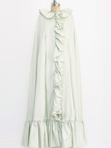 Donald Brooks Mint Ruffle Opera Coat Jacket arcadeshops.com