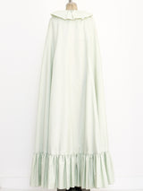 Donald Brooks Mint Ruffle Opera Coat Jacket arcadeshops.com