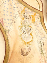 1970's Roberto Cavalli Handpainted Suede Ensemble Suit arcadeshops.com