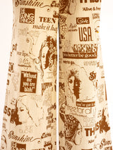 1970's Novelty Printed Denim Suit Suit arcadeshops.com