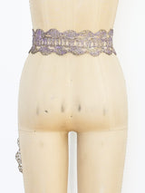 Iridescent Wire Flower Belt arcadeshops.com