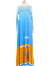 Diane Von Furstenberg Safari Printed Jersey Dress Dress arcadeshops.com