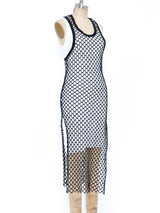 Sonia Rykiel Black Net Dress Dress arcadeshops.com