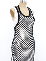 Sonia Rykiel Black Net Dress Dress arcadeshops.com
