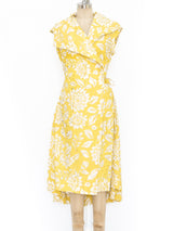 Vivienne Westwood Perforated Floral Printed Wrap Dress Dress arcadeshops.com