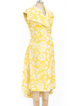 Vivienne Westwood Perforated Floral Printed Wrap Dress Dress arcadeshops.com