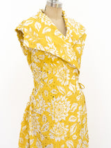 Vivienne Westwood Perforated Floral Printed Wrap Dress Dress arcadeshops.com