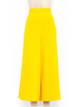 Sonia Rykiel Yellow Gaucho Pants Bottom arcadeshops.com
