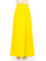 Sonia Rykiel Yellow Gaucho Pants Bottom arcadeshops.com