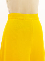 Sonia Rykiel Yellow Gaucho Pants Bottom arcadeshops.com