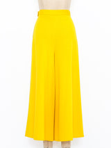 Sonia Rykiel Yellow Gaucho Pants Bottom arcadeshops.com