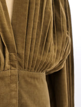 Norma Kamali Pleated Corduroy Jacket Jacket arcadeshops.com