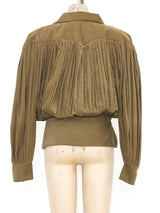 Norma Kamali Pleated Corduroy Jacket Jacket arcadeshops.com