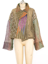 Art To Wear Metallic Gold and Ribbon Jacket Jacket arcadeshops.com