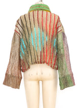 Art To Wear Metallic Gold and Ribbon Jacket Jacket arcadeshops.com